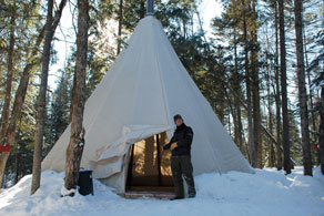 Overnight stay in one of our cabins